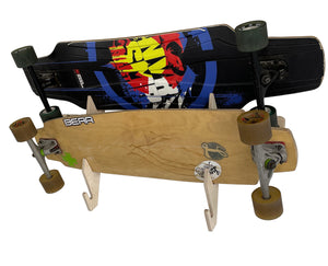 SLOTTED SNOWBOARD WALL STORAGE RACK