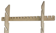 slotted ski wall rack