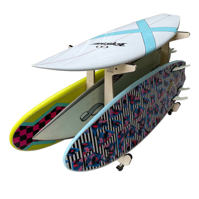THE DROP IN surfboard storage work bench