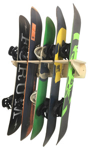 THE PONDEROSA snowboard wall rack