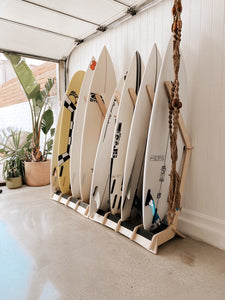 THE LINEUP Freestanding Surfboard Rack