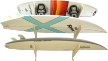 THE EXHIBITOR surfboard wall rack
