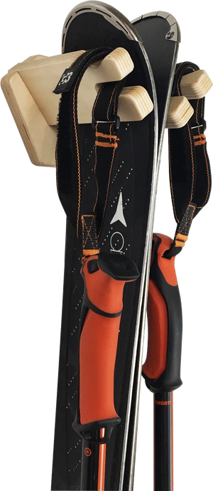 THE JIB ski wall rack