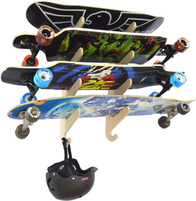 Speed Skates Racks Skateboard Wall Storage And Racks For Organized Riders