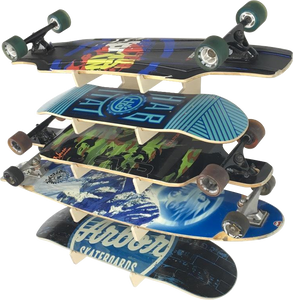 THE SHOWCASE skateboard wall rack