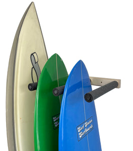 vertical surfboard storage rack for wall