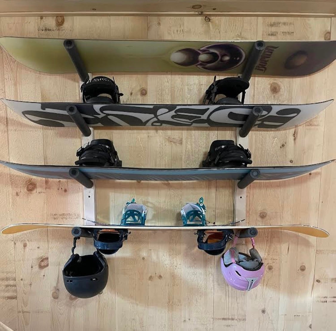 Armed Snowboard Wall Storage Rack | Snowboard Holder & Hanger For Wall