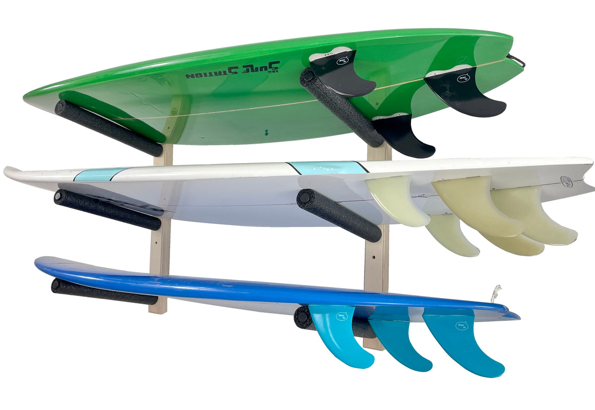Armed Surfboard Wall Storage Rack | Wall Mount Surfboard Rack | Pro ...