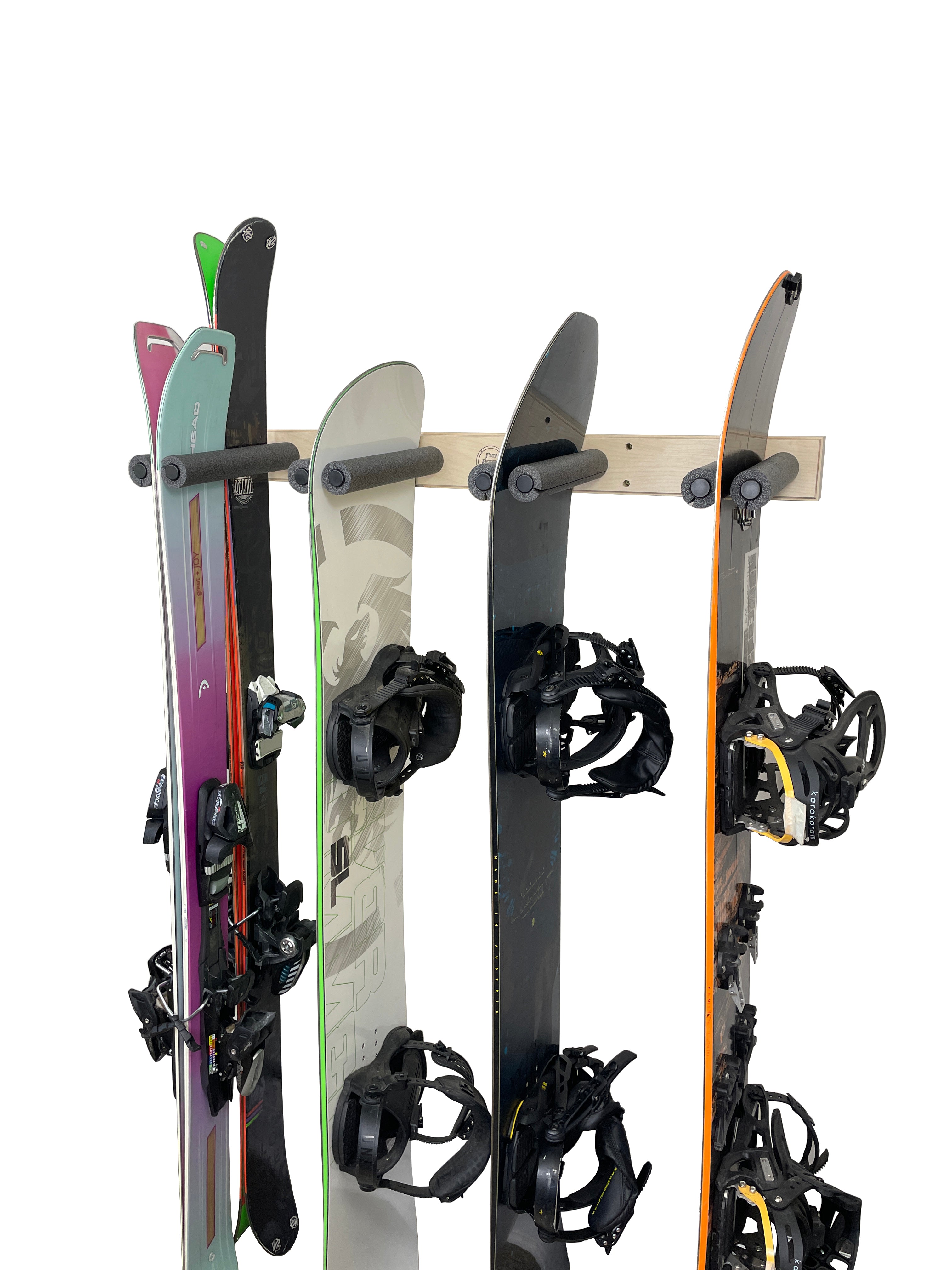Vertical Snowboard Wall Storage Rack | Snowboard Mount Rack | Pro Board ...