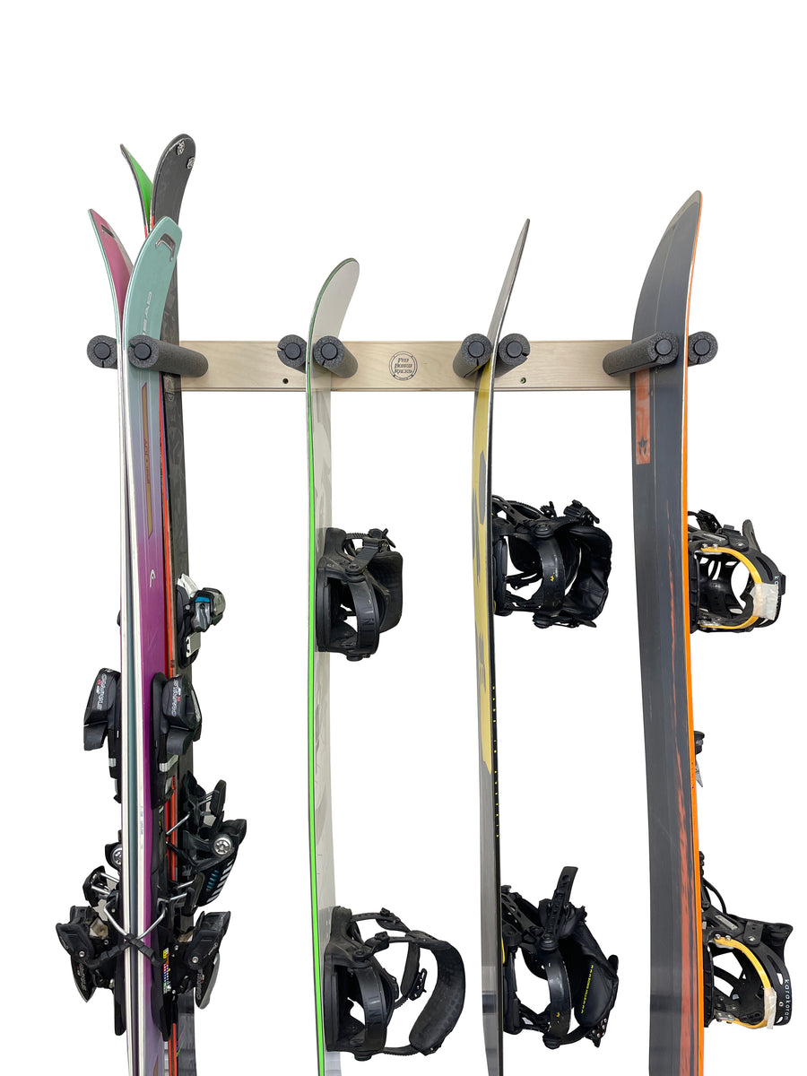 Vertical Snowboard Wall Storage Rack | Snowboard Mount Rack | Pro Board ...